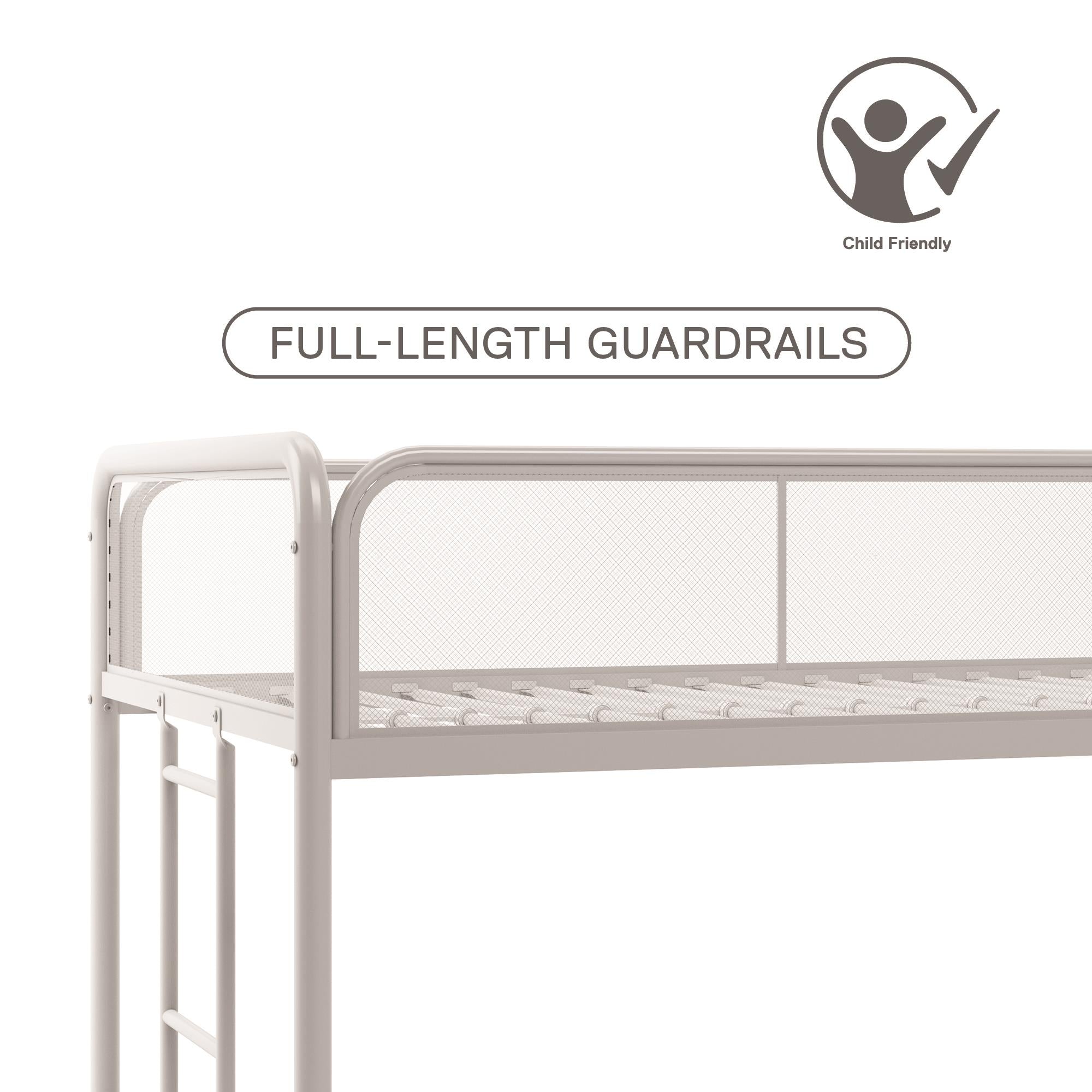 Isaiah Triple Twin Metal Bunk Bed