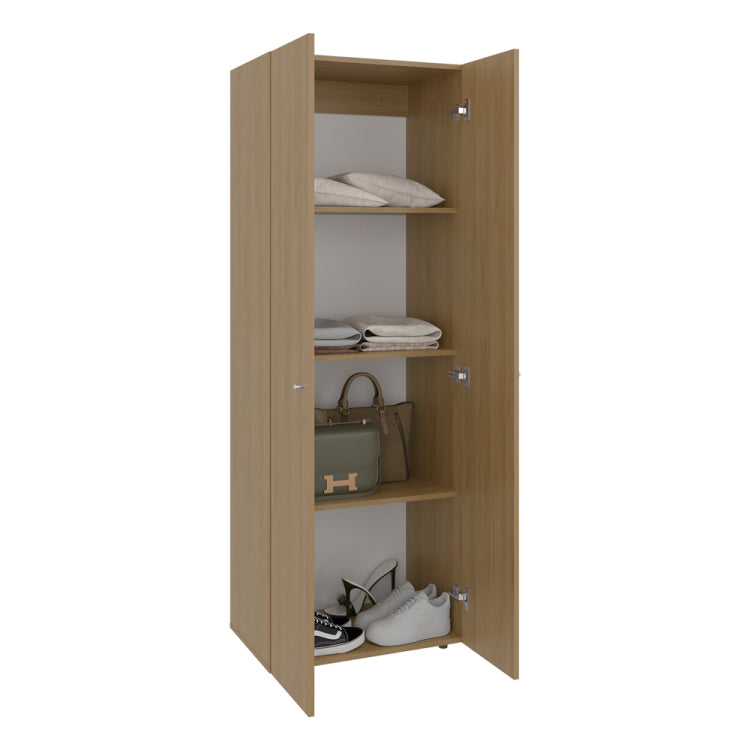 Soham Closet System Eco, Bedroom, Macadamia