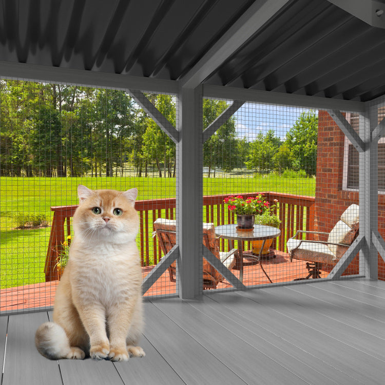 Cat Catio, Cat Window Perch For Large Indoor Cats For Sunbathing, Napping & Overlooking, Wooden Cat Window Hammock For Safely Enjoying The Outdoor Sights Scents And Sounds