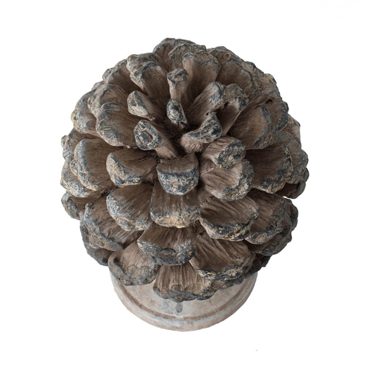 D7X10.5" Table Decor, Pinecone