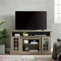 Classic Tv Media Stand Modern Entertainment Console For Tv Up To 65" With Open And Closed Storage Space, Gray Wash, 58.25"W*15.75"D*32"H