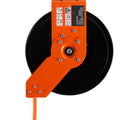 Retractable Air Hose Reel, 3 8 In X 50 Ft Hybrid Air Hose Max 300Psi, Air Compressor Hose Reel With 5 Ft Lead In, Ceiling Wall Mount Heavy Duty Single Arm Steel Reel