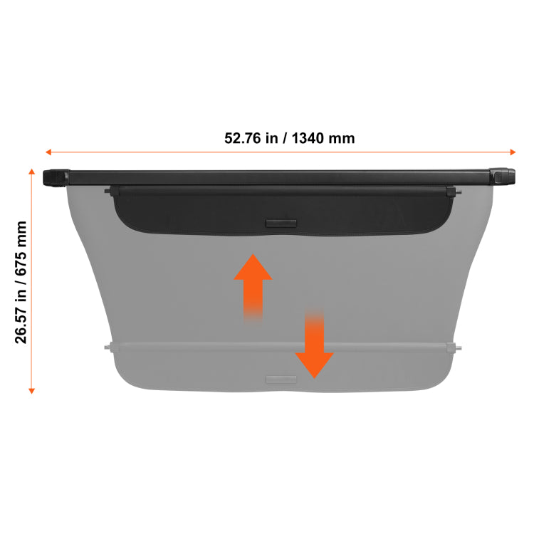 Retractable Cargo Cover For Honda Crv 2023 2024 Upgraded Rear Trunk Cover
