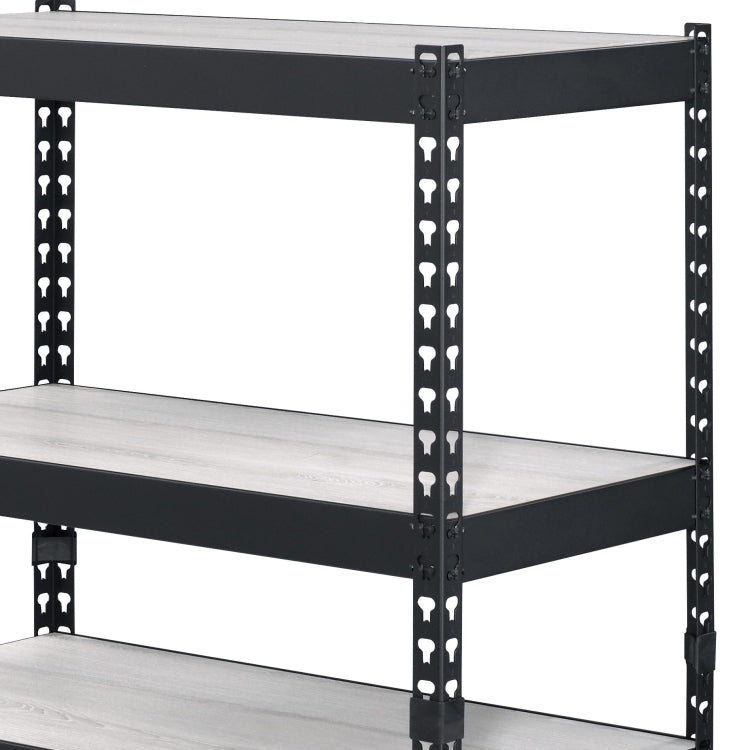 Decmus Natural & Black Finish Bookshelf