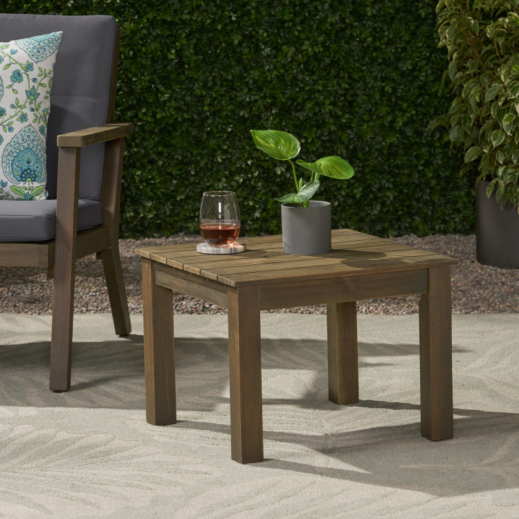 TEMECULA SIDE TABLE grey - wood