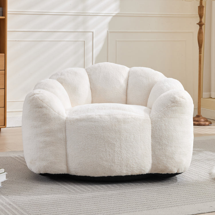 Lotus Type Compression Sofa Adult Bean Bag Sofa With Pull Ring Can Be Easily Moved Without Installation Suitable For Various Environments Such As Living Room, Bedroom, Etc. Relax And Enjoy