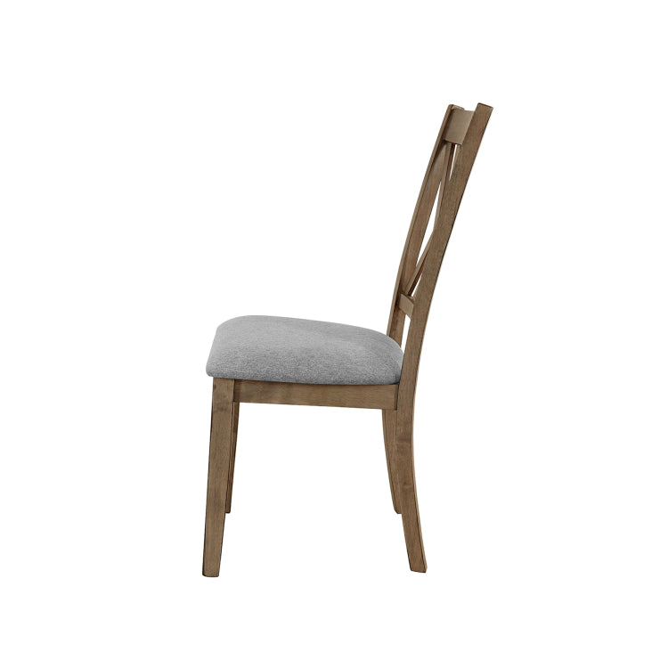 Amador Cross Back 2Pk Dining Chair Set