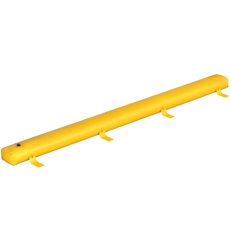 Flood Bag, 24 Ft Length X 12 In Height, Reusable Pvc Water Diversion Tubes, Lightweight With Excellent Waterproof Effect Used For Doorways, Garages, Yellow