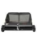 50" Tow Behind Lawn Sweeper 26 Cu. Ft. Leaf & Grass Collector Adjustable Height