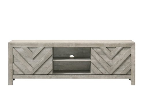 1Pc Rustic Geometric Design Contemporary Traditional Interiors Entertainment Console Tv Stand Living Room Furniture
