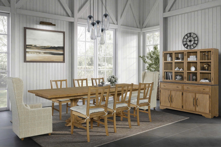 Slat Back Chair Cashew Set Of 2
