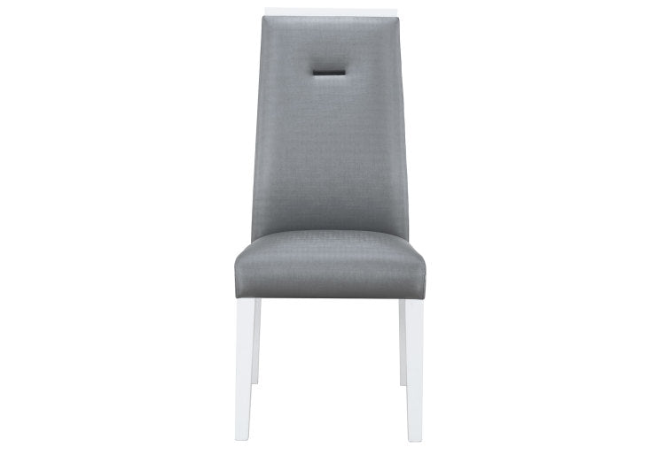 Moon Grey Dining Chairs Kit Of 2