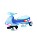 Electric Wiggle Car, Fully Illuminated, With Enlarged Flashing And Silent Wheels, 12V7 Battery, Dual Drive 550 Motor, And Bluetooth Gliding And Electric Two In One