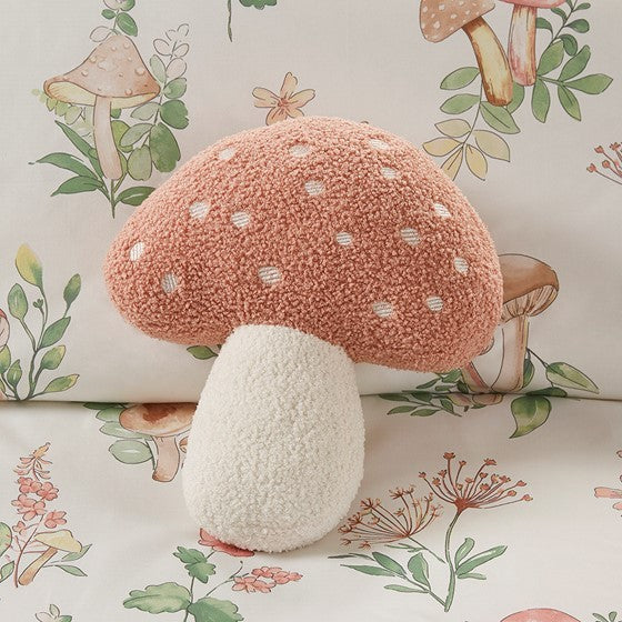 Full Queen Mushroom Garden Comforter Set