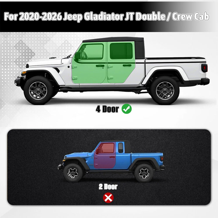 Two Color 6 Running Boards For 2020 2026 Jeep Gladiator Jt 4 Door,Side Steps