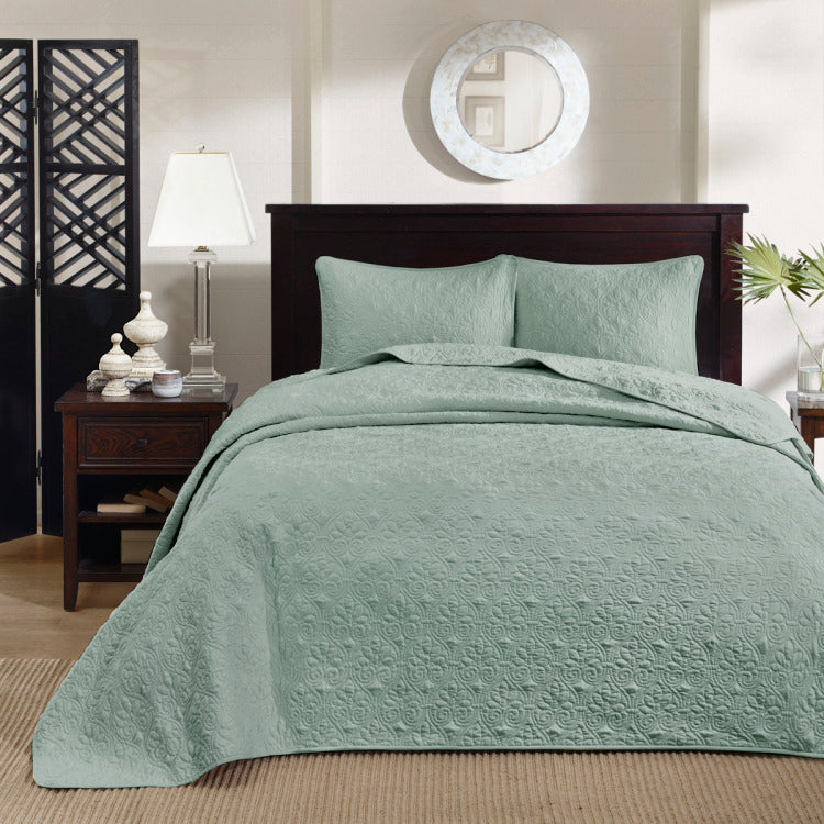 Reversible Bedspread Set Seafoam King