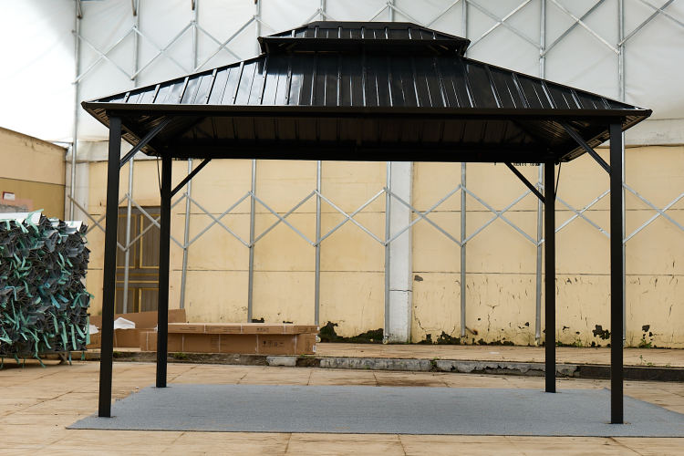 10*10 Color Steel Tile Double Roof Pavilion Gazebo