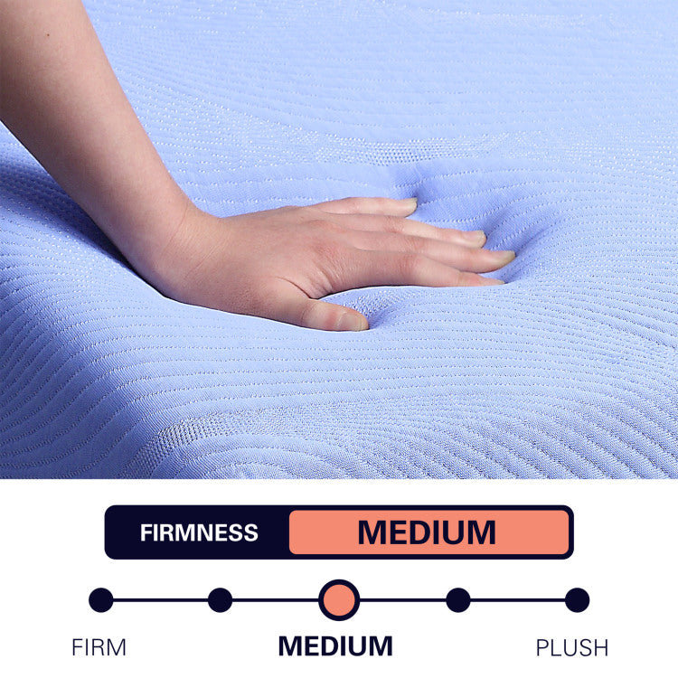 Refresh 12 Inch Flex Top Latex Foam Hybrid Mattress And Adjustable Base Bundle, King Size