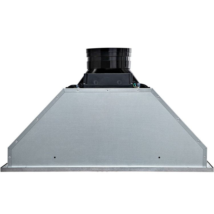 Insert Range Hood, 800Cfm 3 Speed, 30 Inch Stainless Steel Built In Kitchen Vent With Push Button Control Led Lights Baffle Filters, Ducted Ductless Convertible, Etl Listed