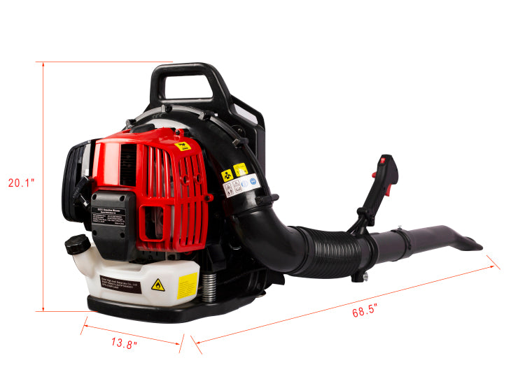 Osakapro 52Cc 2 Cycle Gas Backpack Leaf Blower With Extention Tube