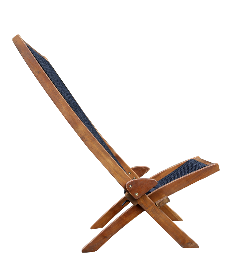 Folding Roping Wood Chair