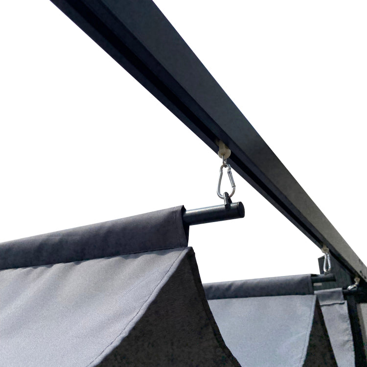 Replacement Canopy Top Cover Fabric For 13 X 10 Ft Outdoor Patio Retractable Pergola Sun Shelter Canopy
