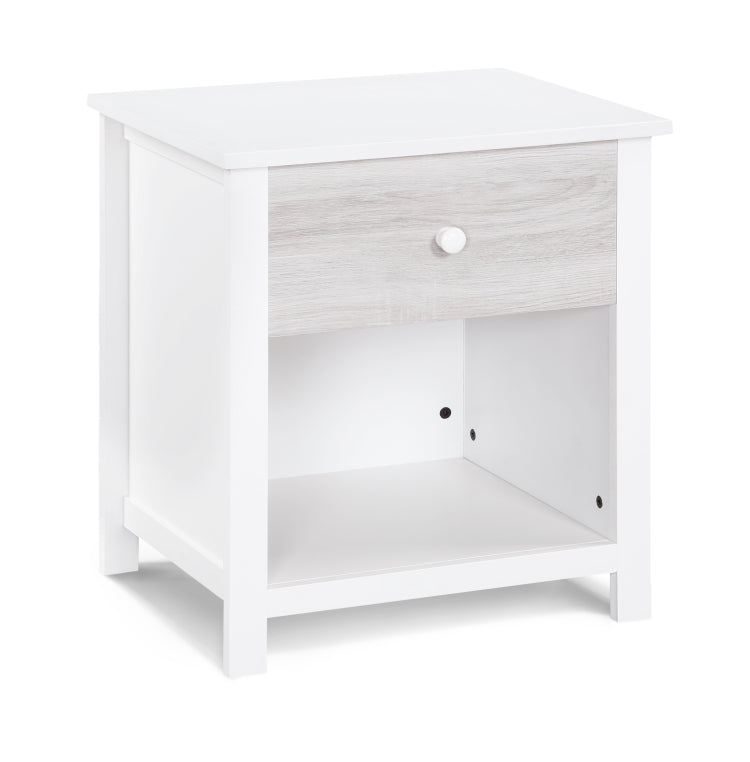 Connelly Nightstand White Rockport Gray