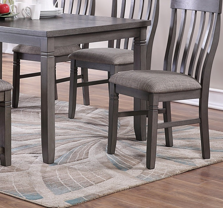 Dining Room Furniture Simple 6Pc Set Dining Table 4X Side Chairs And A Bench Solid Wood And Veneers