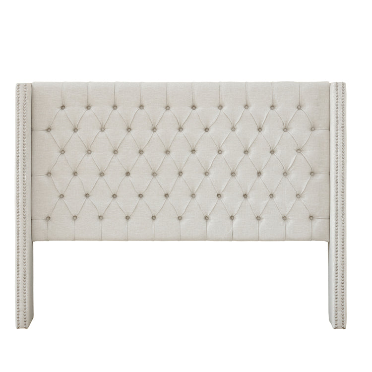Upholstery Headboard Cream Queen