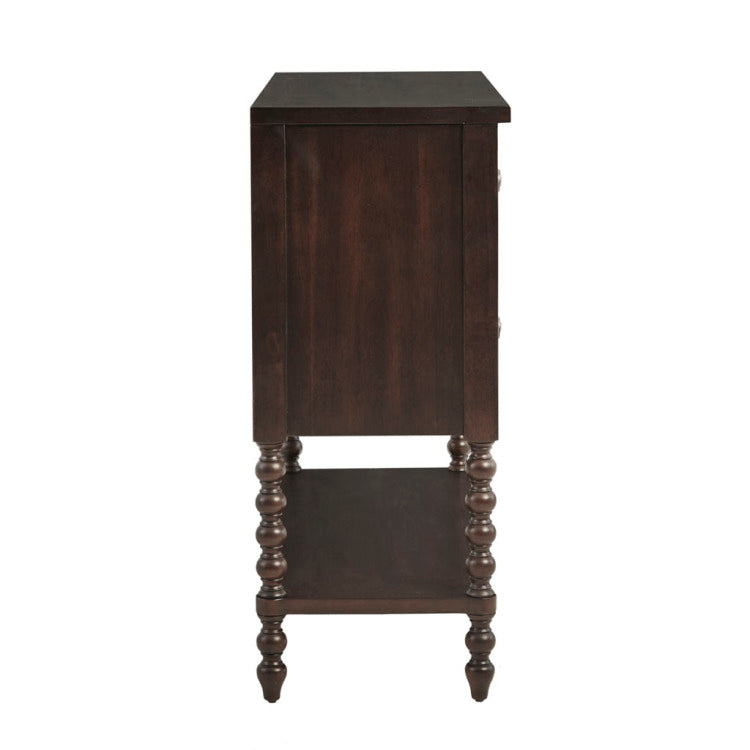 2 Drawer Accent Chest Morocco Brown