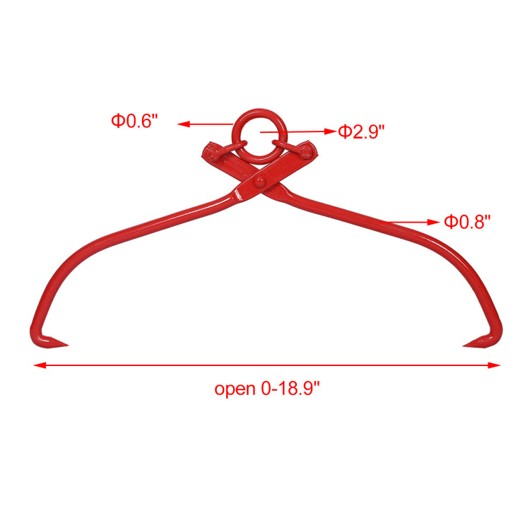 Skidding Tongs With Ring 16Inch
