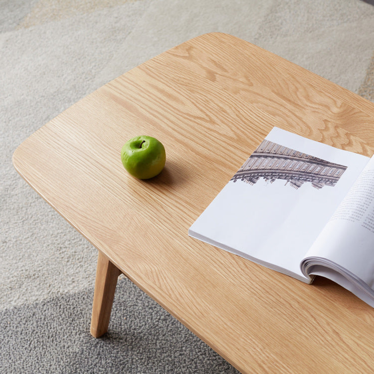 Center Table Low Table 100% Solid Wood Top Plate Desk Coffee Table Width 100 X Depth 50 X Height 44 Cm Study Desk Work From Home Easy To Assemble Natural Wood With Storage Shelf Natural Writing Desk