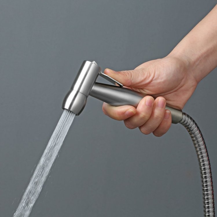 Bidet Sprayer For Toilet, Handheld Cloth Diaper Sprayer, Bathroom Bidet Accessory Attachment With Hose