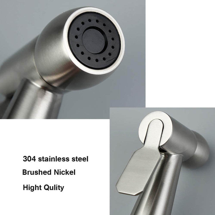 Bidet Sprayer For Toilet, Handheld Cloth Diaper Sprayer, Bathroom Bidet Accessory Attachment With Hose