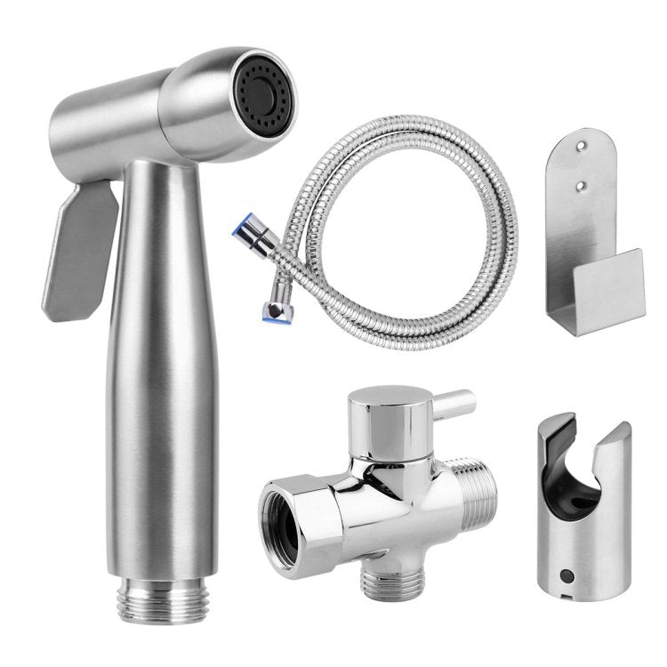 Bidet Sprayer For Toilet, Handheld Cloth Diaper Sprayer, Bathroom Bidet Accessory Attachment With Hose