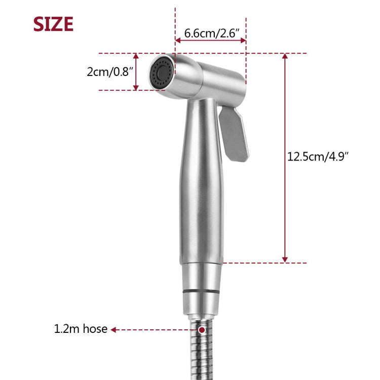 Bidet Sprayer For Toilet, Handheld Cloth Diaper Sprayer, Bathroom Bidet Accessory Attachment With Hose