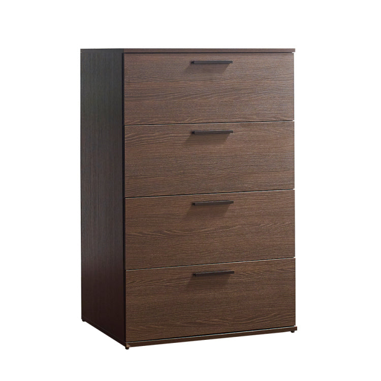 Oliver Farmhouse Four Drawer Jumbo Chest In Dark Brown