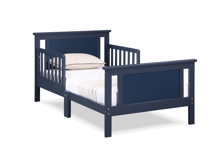 Connelly Reversible Panel Toddler Bed Midnight Blue Vintage Walnut