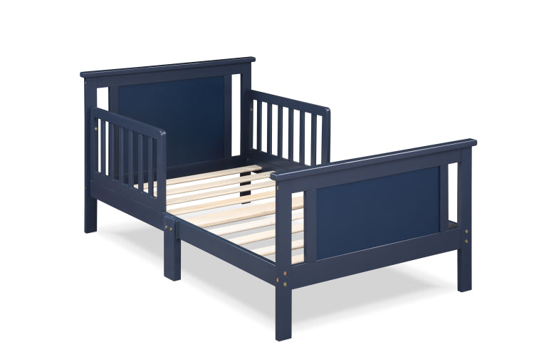 Connelly Reversible Panel Toddler Bed Midnight Blue Vintage Walnut