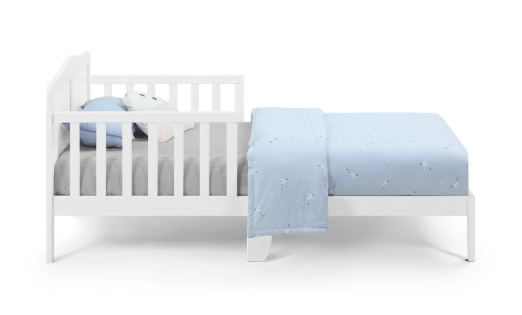 Birdie Toddler Bed White White