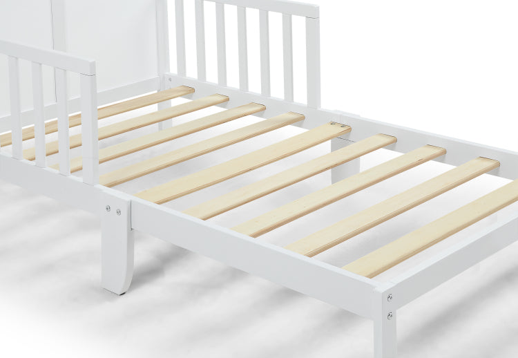 Birdie Toddler Bed White White