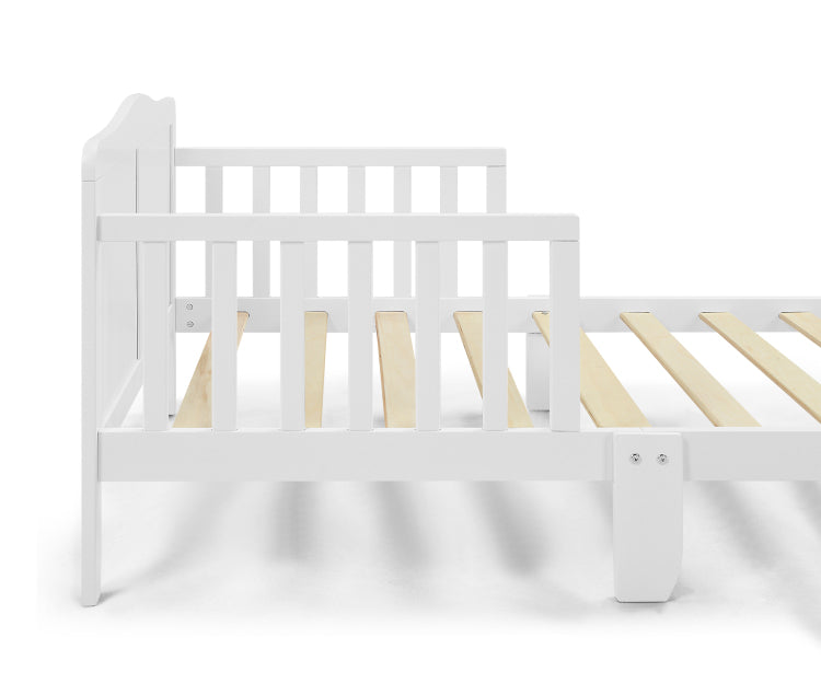 Birdie Toddler Bed White White