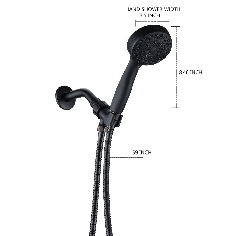 Handheld Shower Head With Hose High Pressure Shower Heads, Oil Rubbed Bronze