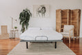8" Memory Foam Mattress Twin In White Light Blue