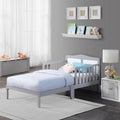 Birdie Toddler Bed Light Gray White