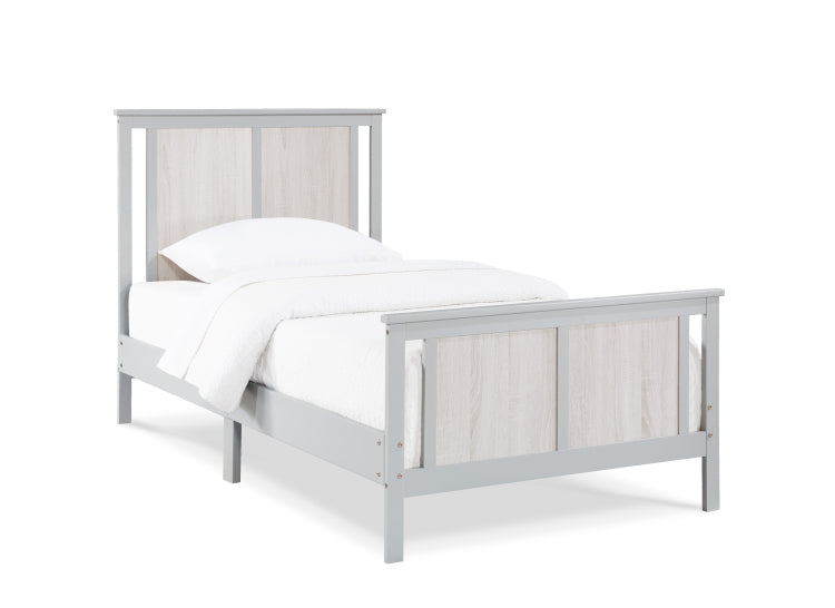 Connelly Reversible Panel Twin Bed Gray Rockport Gray