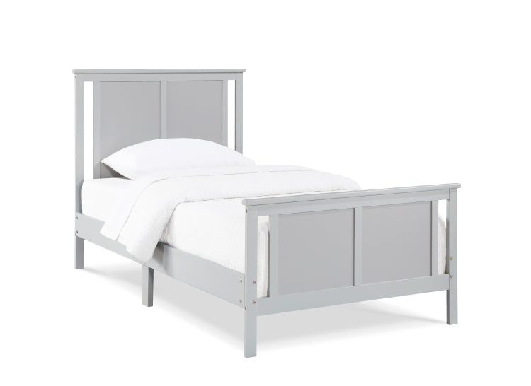 Connelly Reversible Panel Twin Bed Gray Rockport Gray