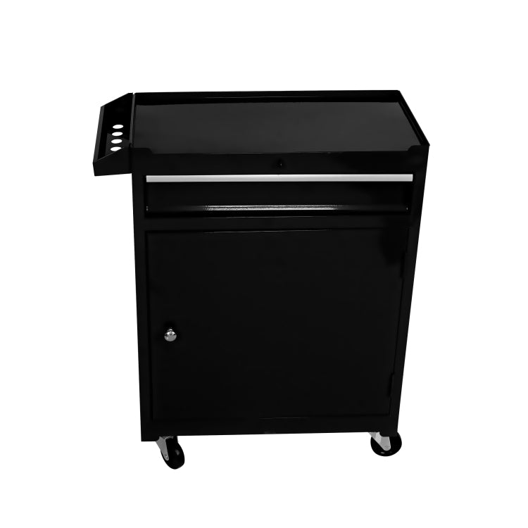 Rolling Tool Chest, 5 Drawer Tool Box Organizer W Lockable Wheels & Sliding Drawers & Detachable Top & Adjustable Shelf, Tool Storage Cabinet For Garage Workshop Black