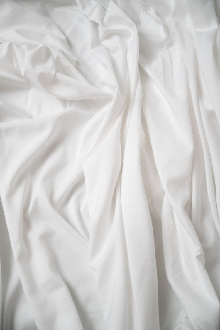4 Piece White Bamboo Full Hypoallergenic Sheet Set