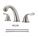8 Inch 3 Holes 2 Handles Bathroom Sink Faucet, Brushed Nickel